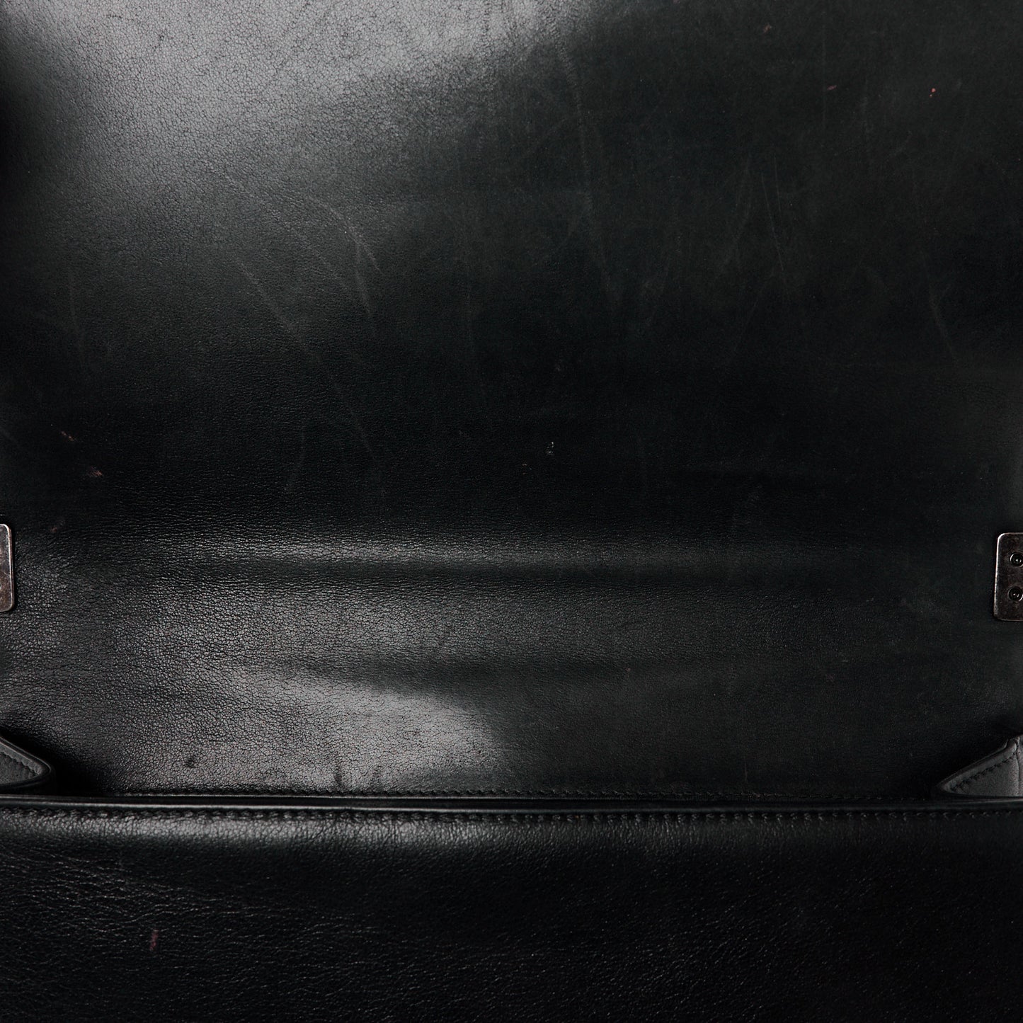 Lambskin Quilted New Medium Boy Flap Black