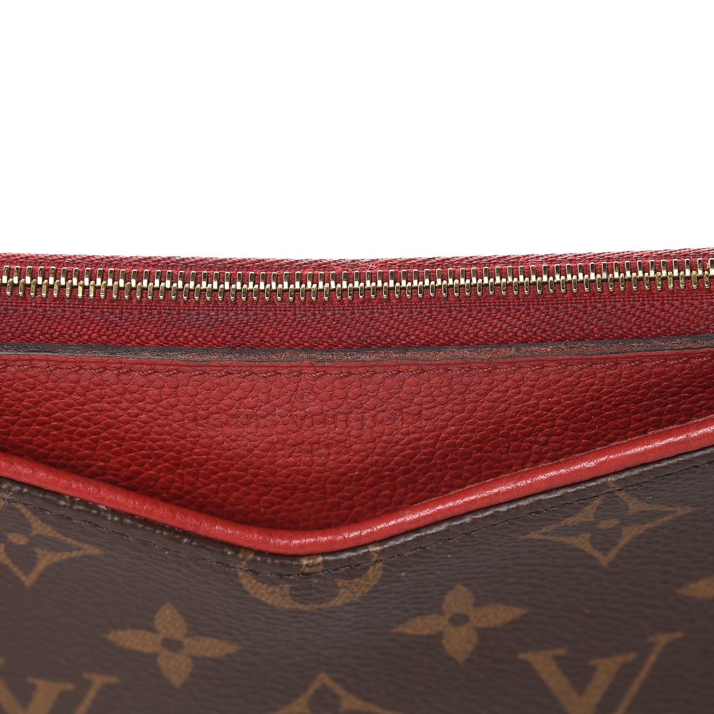 Monogram Pallas Clutch Cherry