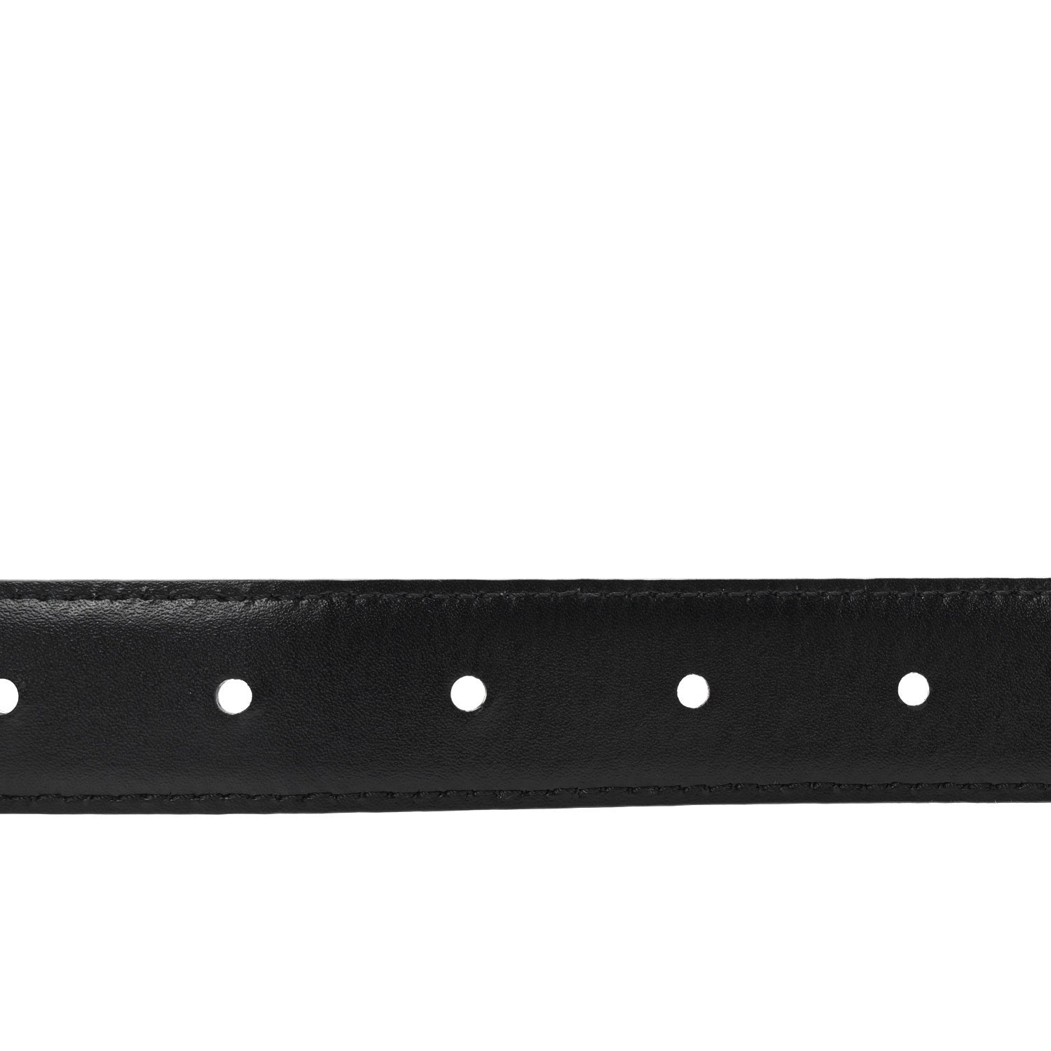 Celine Taurillon Calfskin Medium Triomphe Belt 80 32  Black 4 of 7