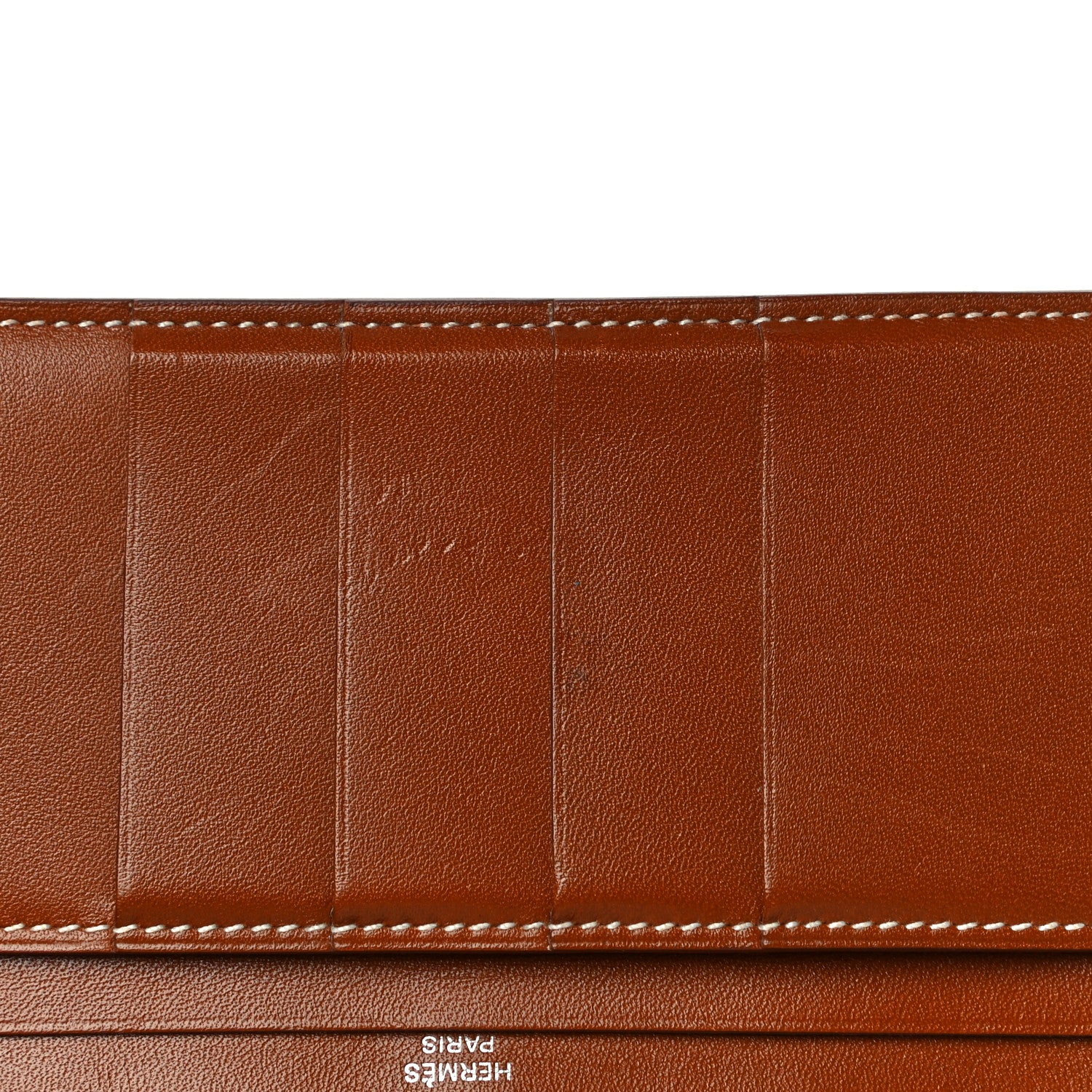 Hermes Tadelakt Bearn Wallet Fauve 6 of 19
