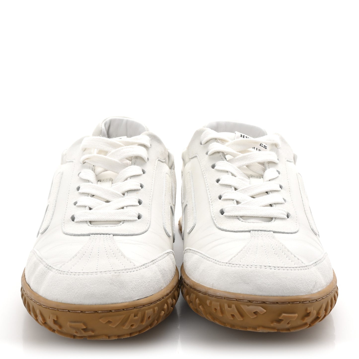 Nappa Suede Goatskin Jet Sneakers 38 White