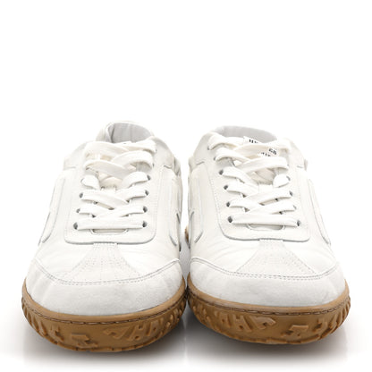 Hermes Nappa Suede Goatskin Jet Sneakers 38 White 3 of 10