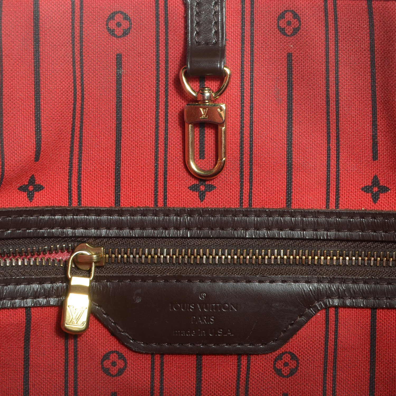 Louis Vuitton Damier Ebene Neverfull GM 6 of 8