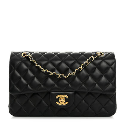 Chanel Lambskin Quilted Medium Double Flap Black 1 of 11