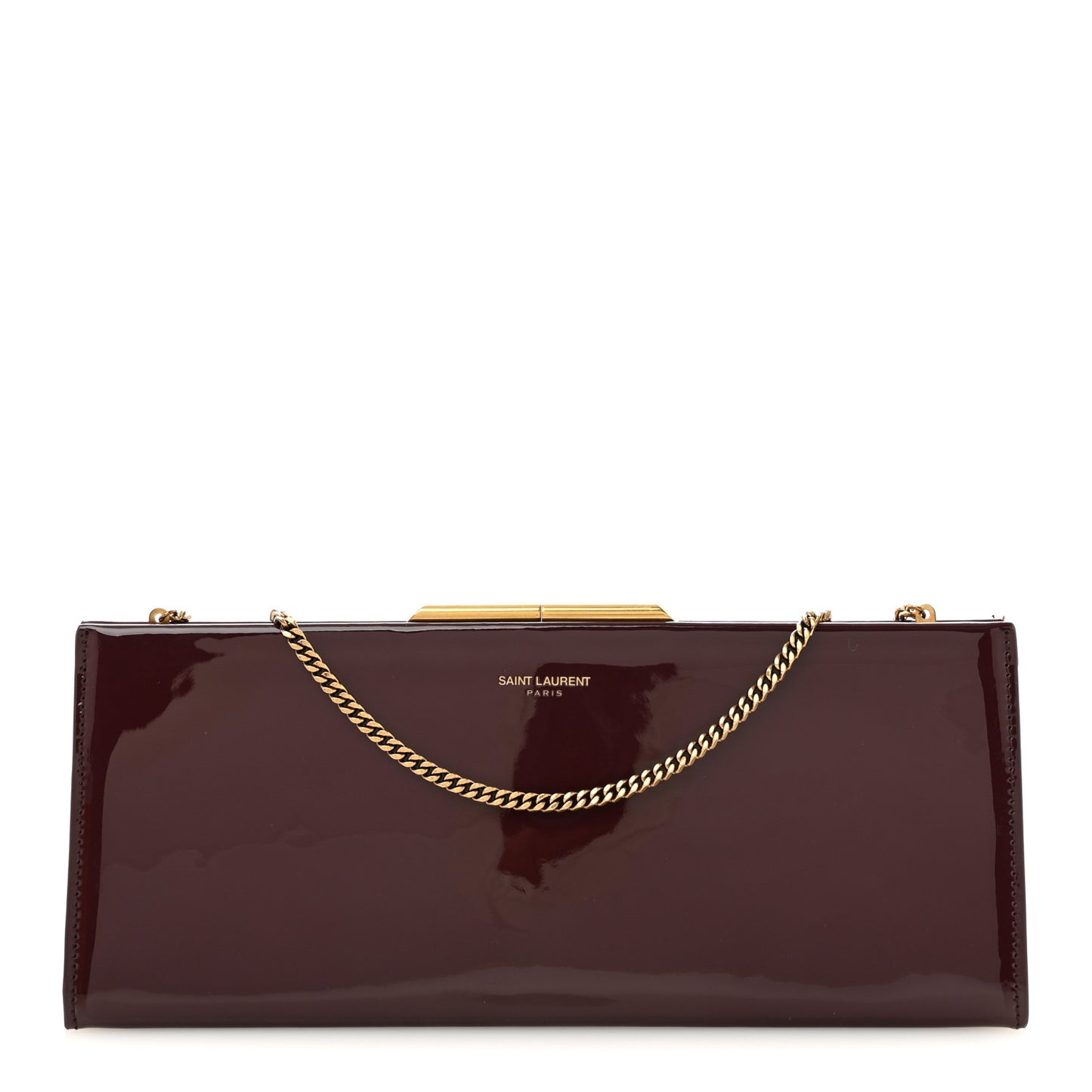 Patent Clutch Rouge