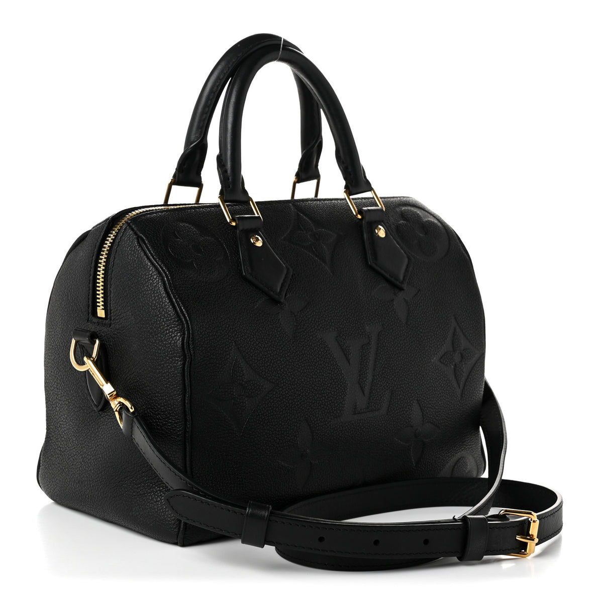 Empreinte Monogram Giant Speedy Bandouliere 25 Black