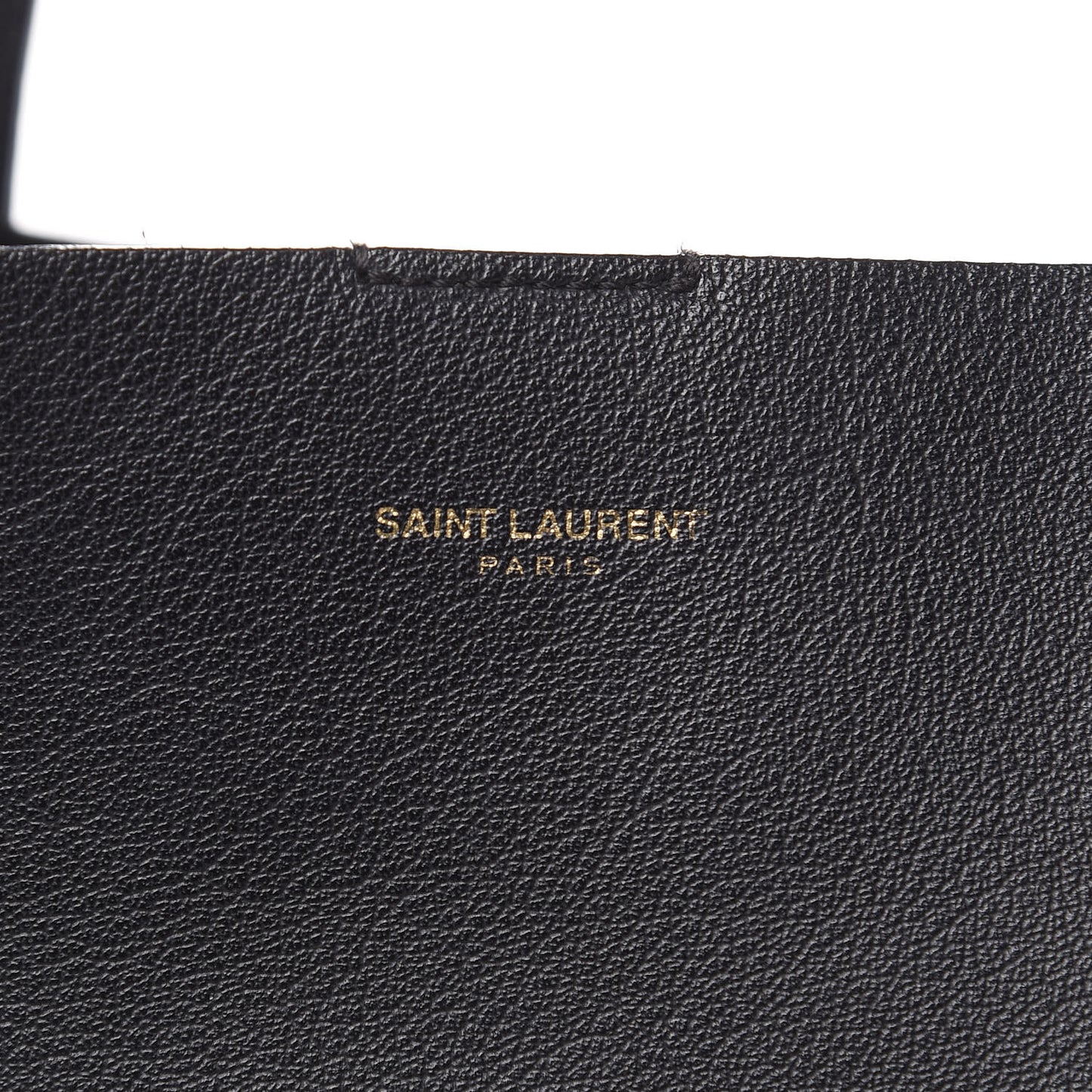 Calfskin Large Shopping Tote Black