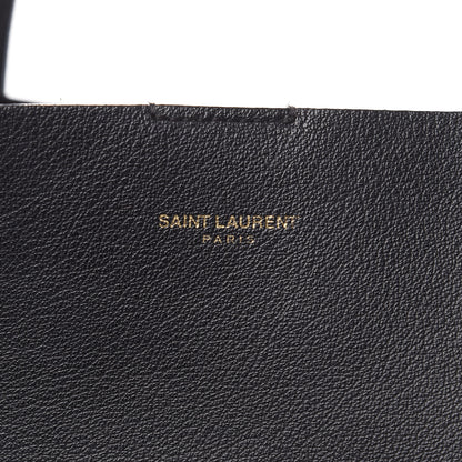 Saint Laurent Calfskin Large Shopping Tote Black 9 of 13