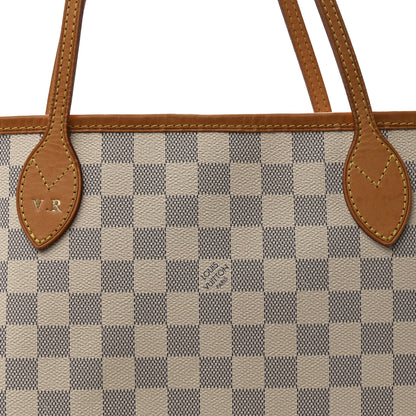 Louis Vuitton Damier Azur Neo Neverfull MM Rose Ballerine 9 of 13