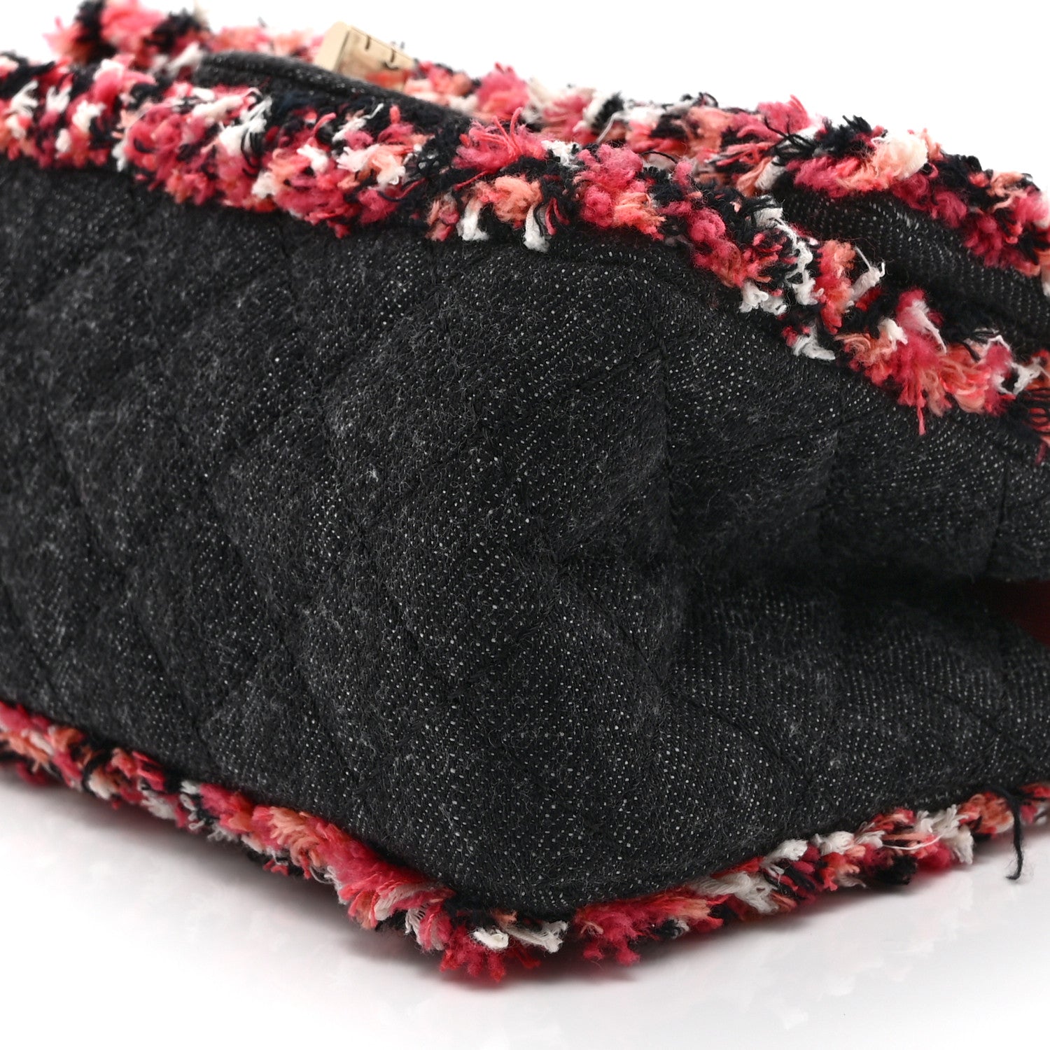 Chanel Denim Tweed 2.55 Reissue 224 Flap  Black 10 of 10