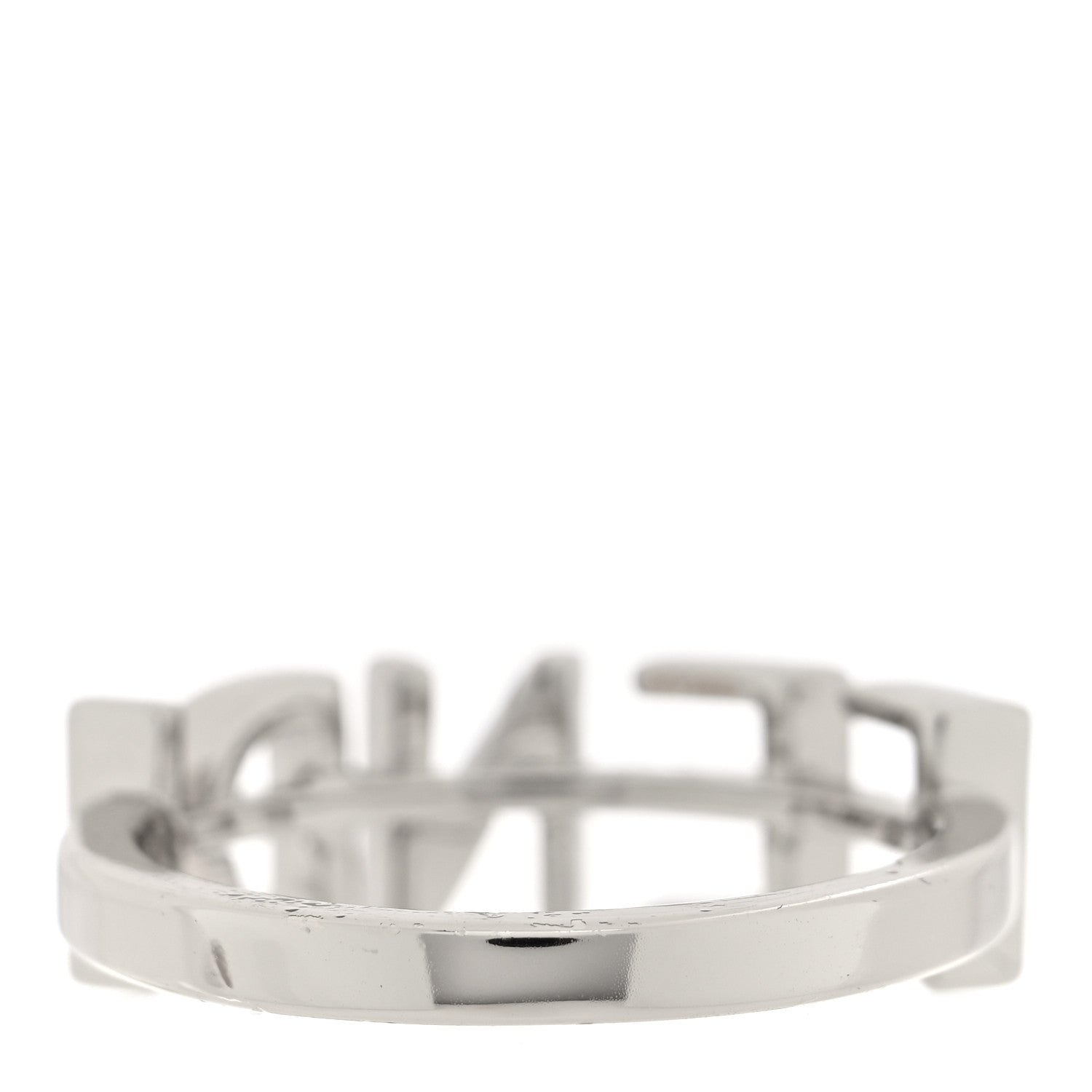 Fendi Metal Fendi Ring M 62 10 Silver 3 of 4