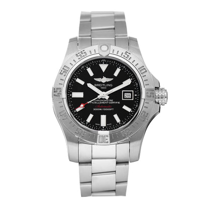 Breitling Stainless Steel 45mm Avenger Seawolf Automatic Watch Black A17331 1 of 5