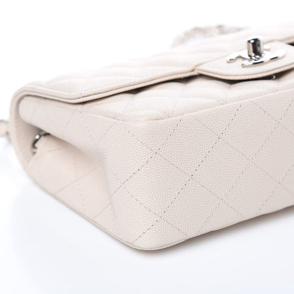 Chanel Caviar Quilted Mini Rectangular Flap Light Beige 8 of 10