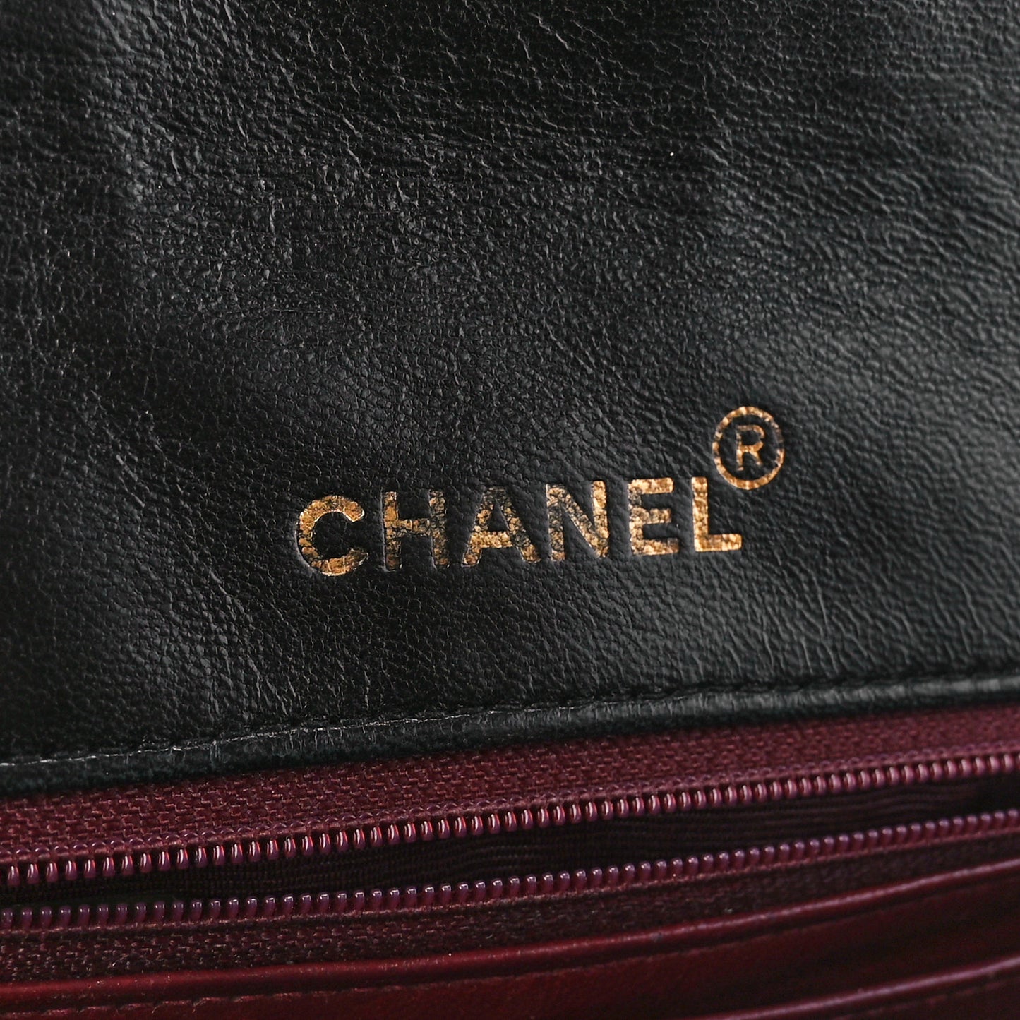 Lambskin Quilted Small Single Flap Black