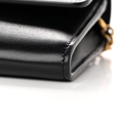 Saint Laurent Smooth Calfskin Le Maillon Chain Wallet Black 10 of 11