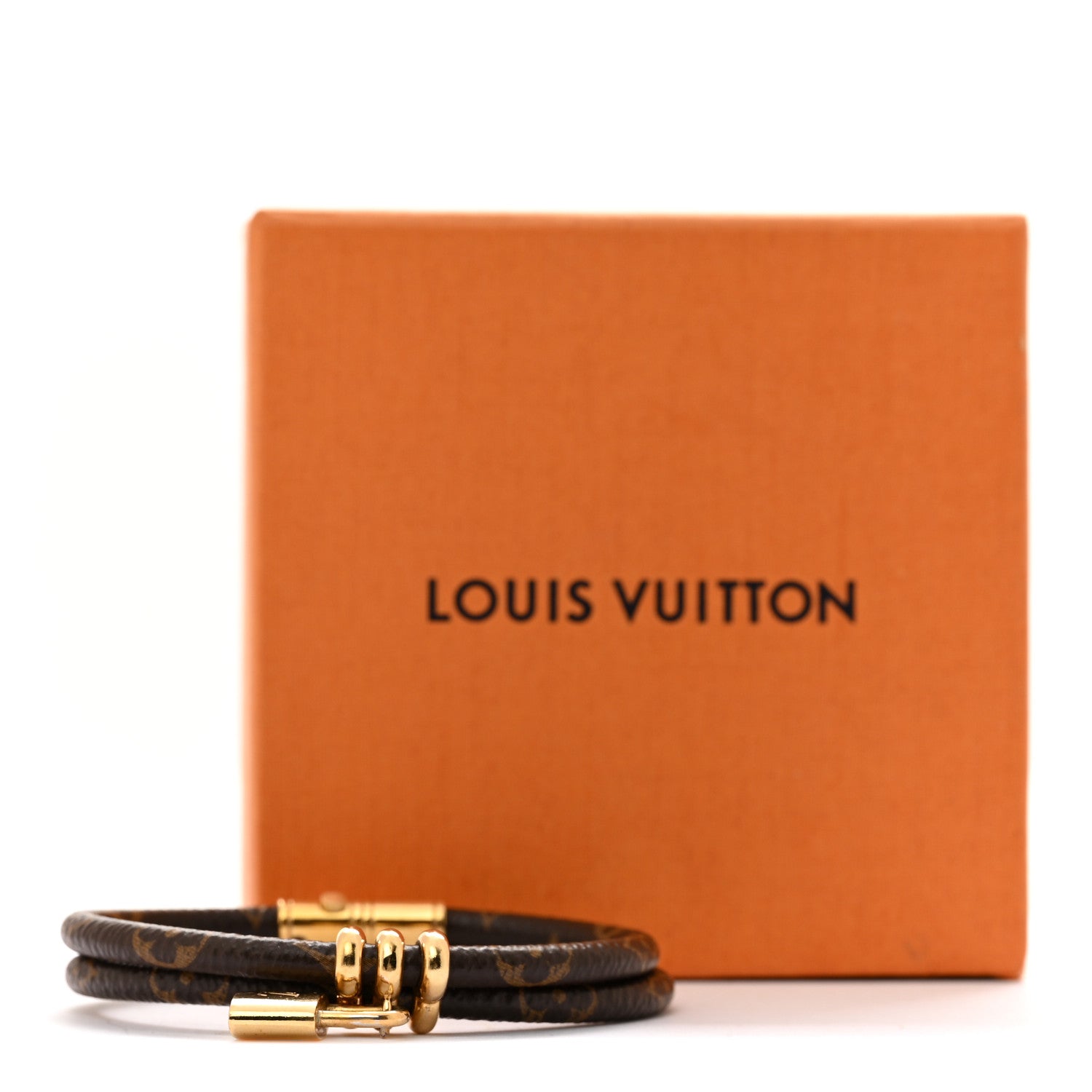 Louis Vuitton Monogram Keep It Twice Bracelet 17 5 of 5