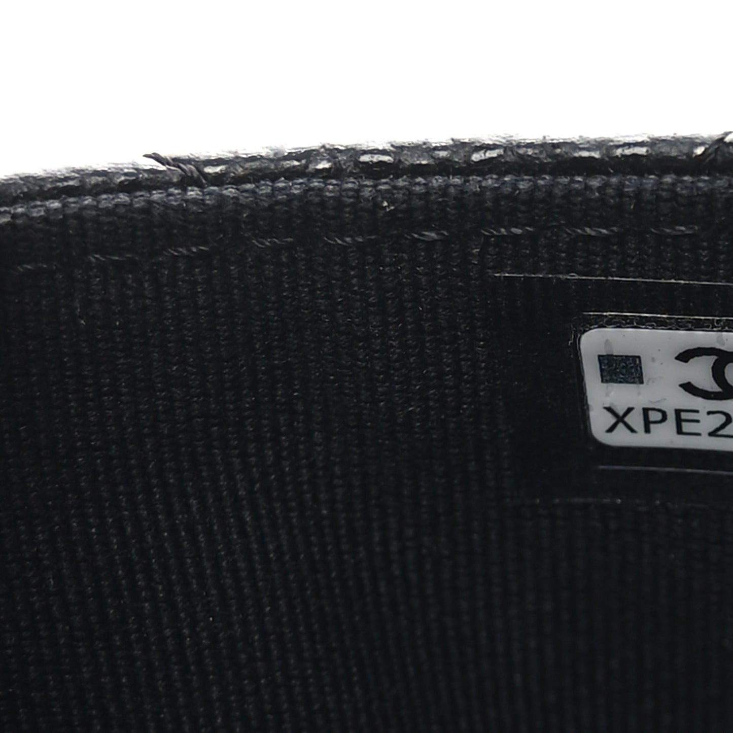 Caviar Quilted CC Zip Around Card Holder Black