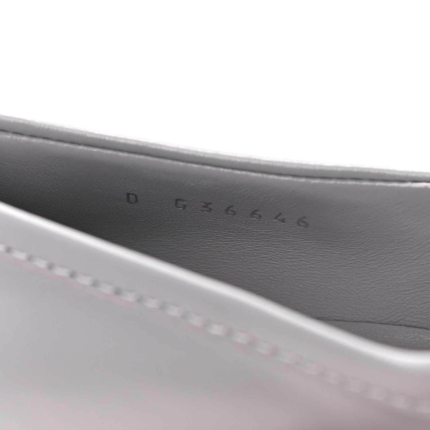 Chanel Lambskin Quilted CC Turnlock Loafers 37 Grey 8 of 9