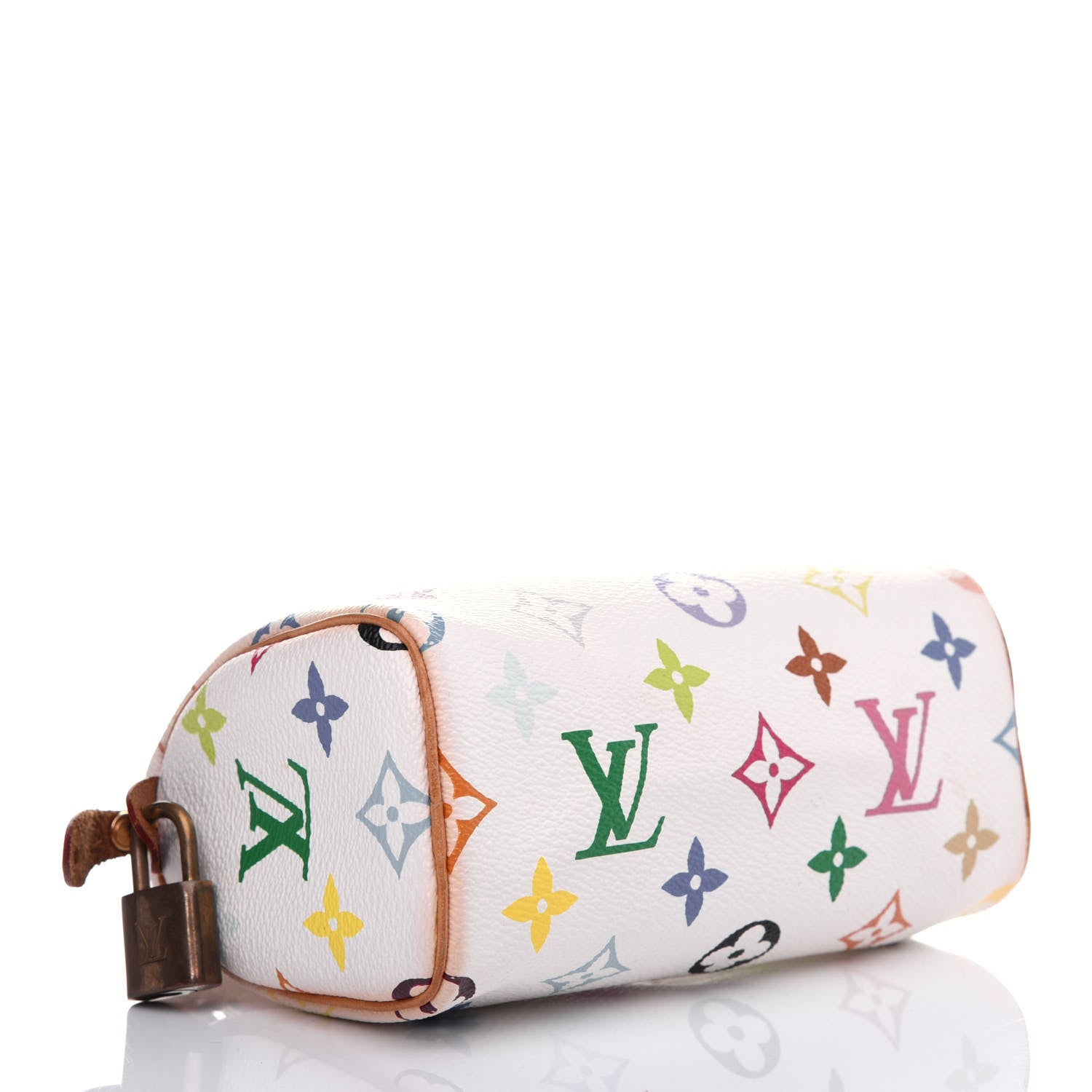 Louis Vuitton Monogram Multicolor Mini Sac HL Speedy White 4 of 15