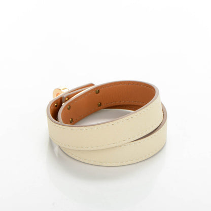 Hermes Swift Kelly Double Tour Bracelet S Craie 3 of 7