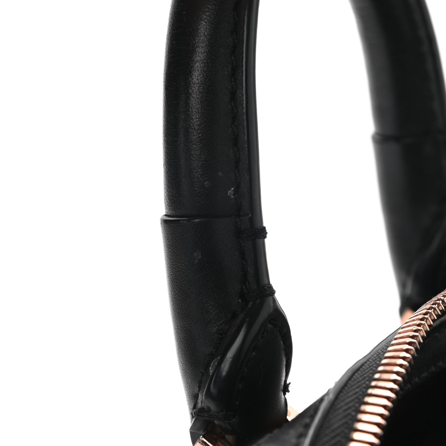 Pebbled Calfskin Mini Emile Black Rose Gold Hardware