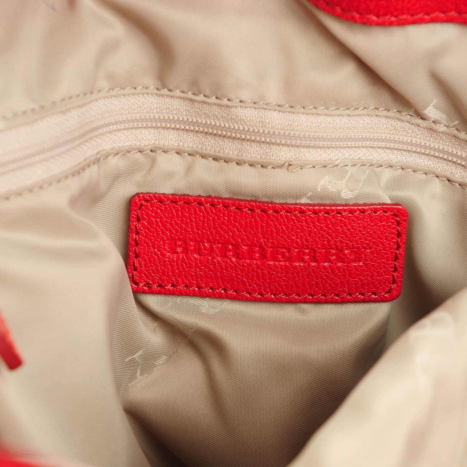 Burberry Grainy Calfskin Medium Golderton Tote Military Red 6 of 8