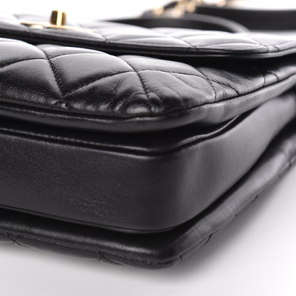 Chanel Lambskin Quilted Small Trendy CC Dual Handle Flap Bag Black 6 of 11