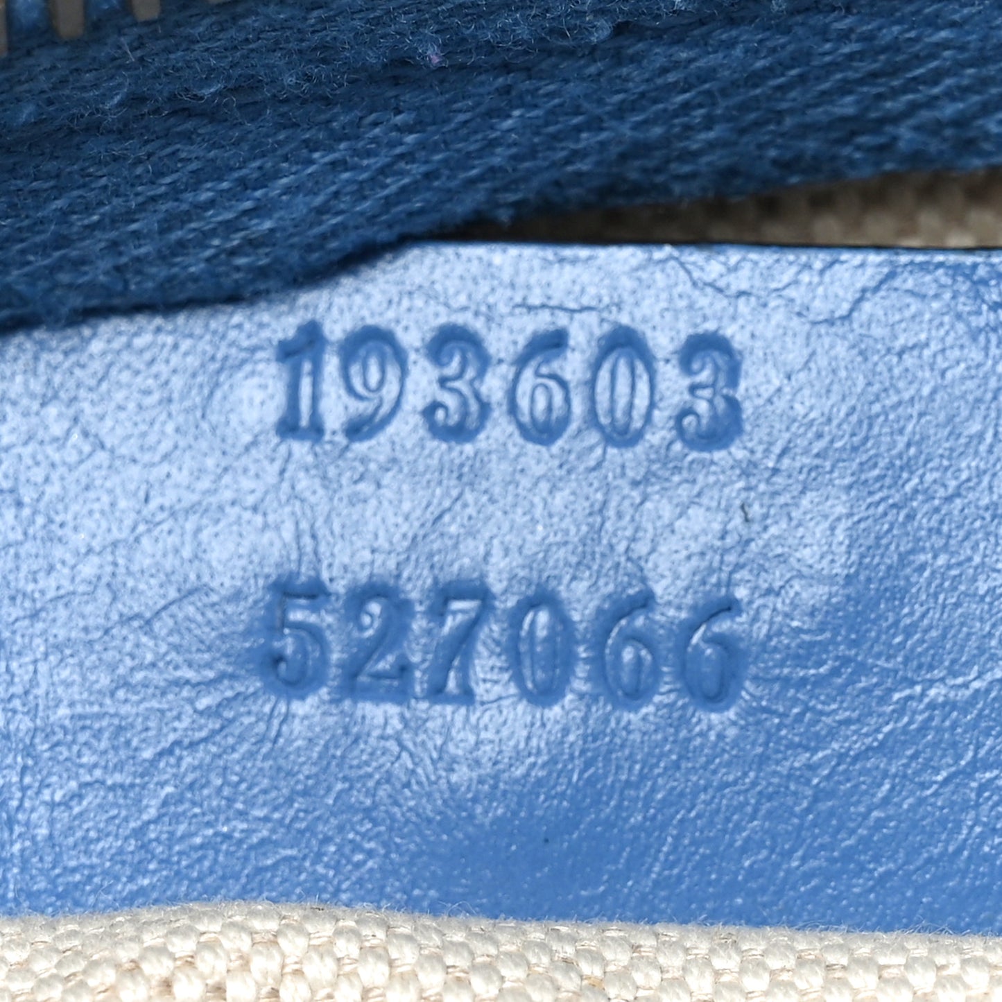 GG Plus Monogram Medium Joy Boston Blue