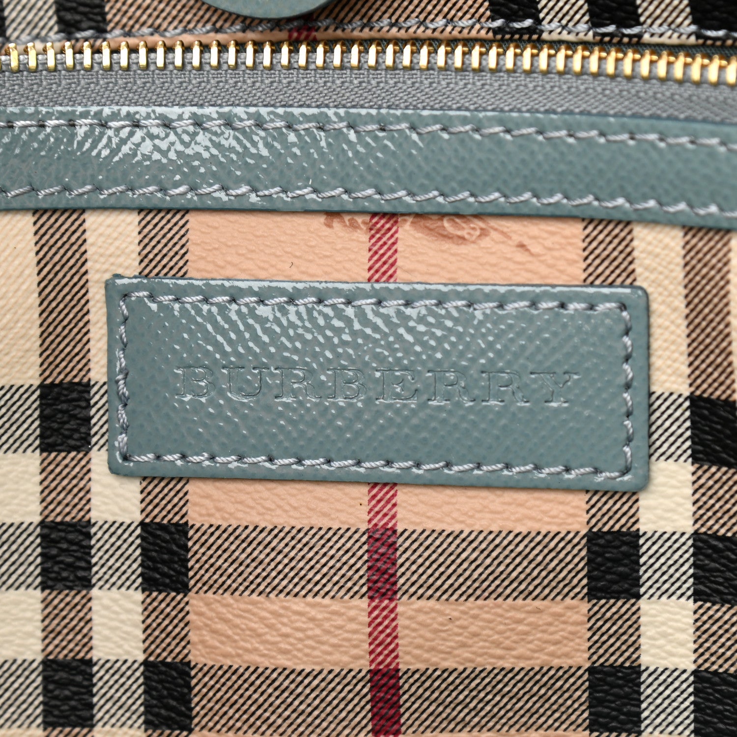 Burberry Haymarket Check Small Canterbury Tote Storm Grey 5 of 19