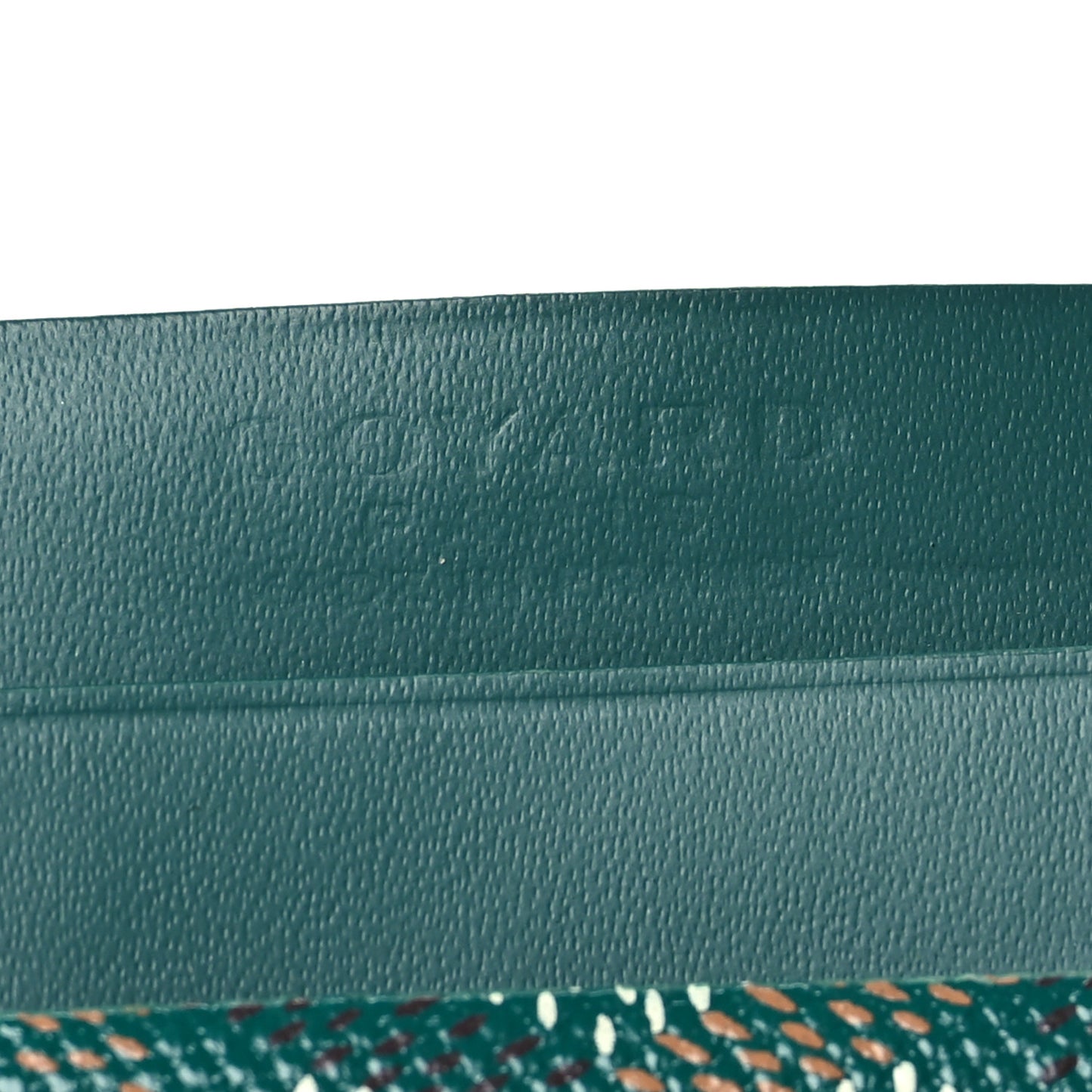 Goyardine Saint Sulpice Card Holder Green
