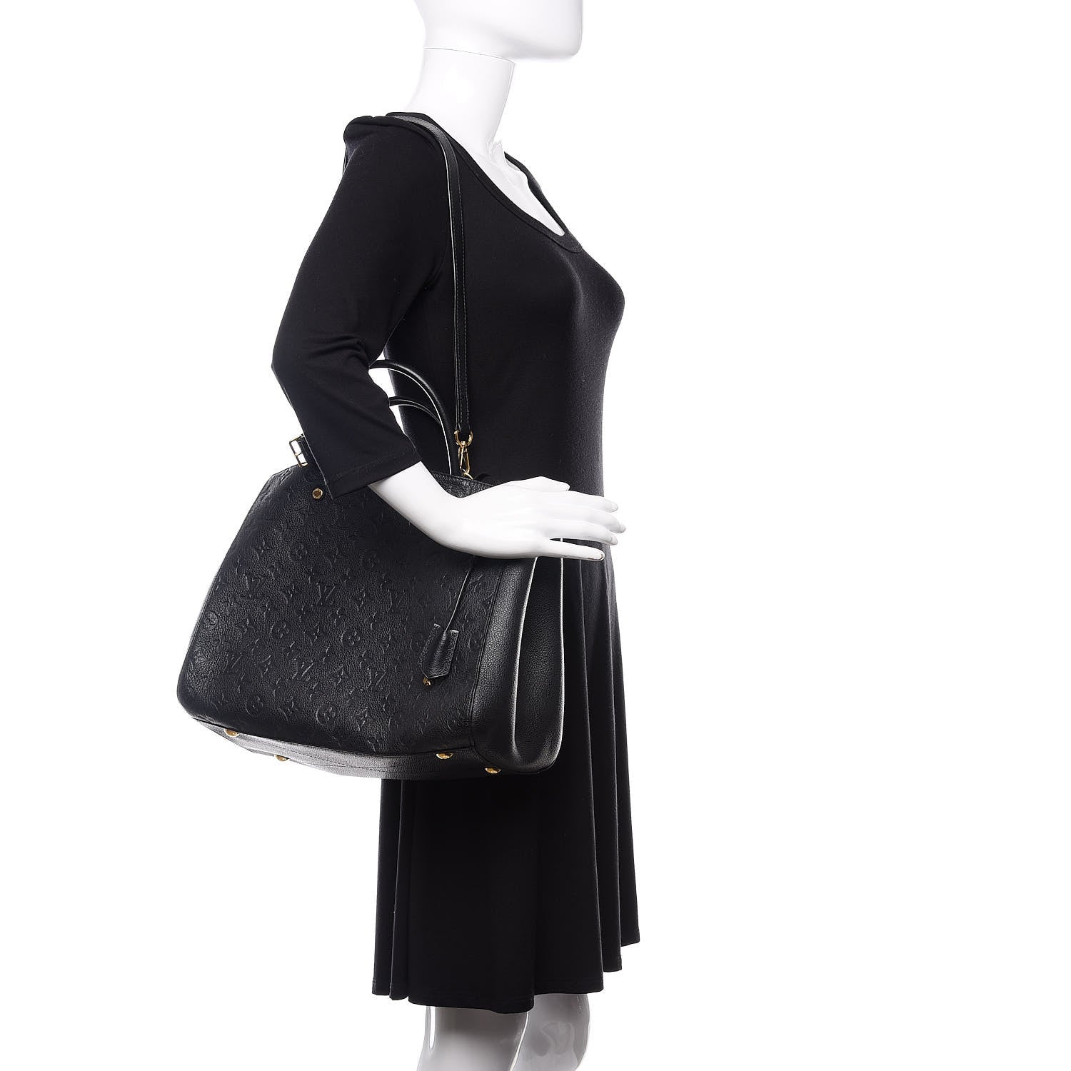 Louis Vuitton Empreinte Montaigne GM Black 2 of 11