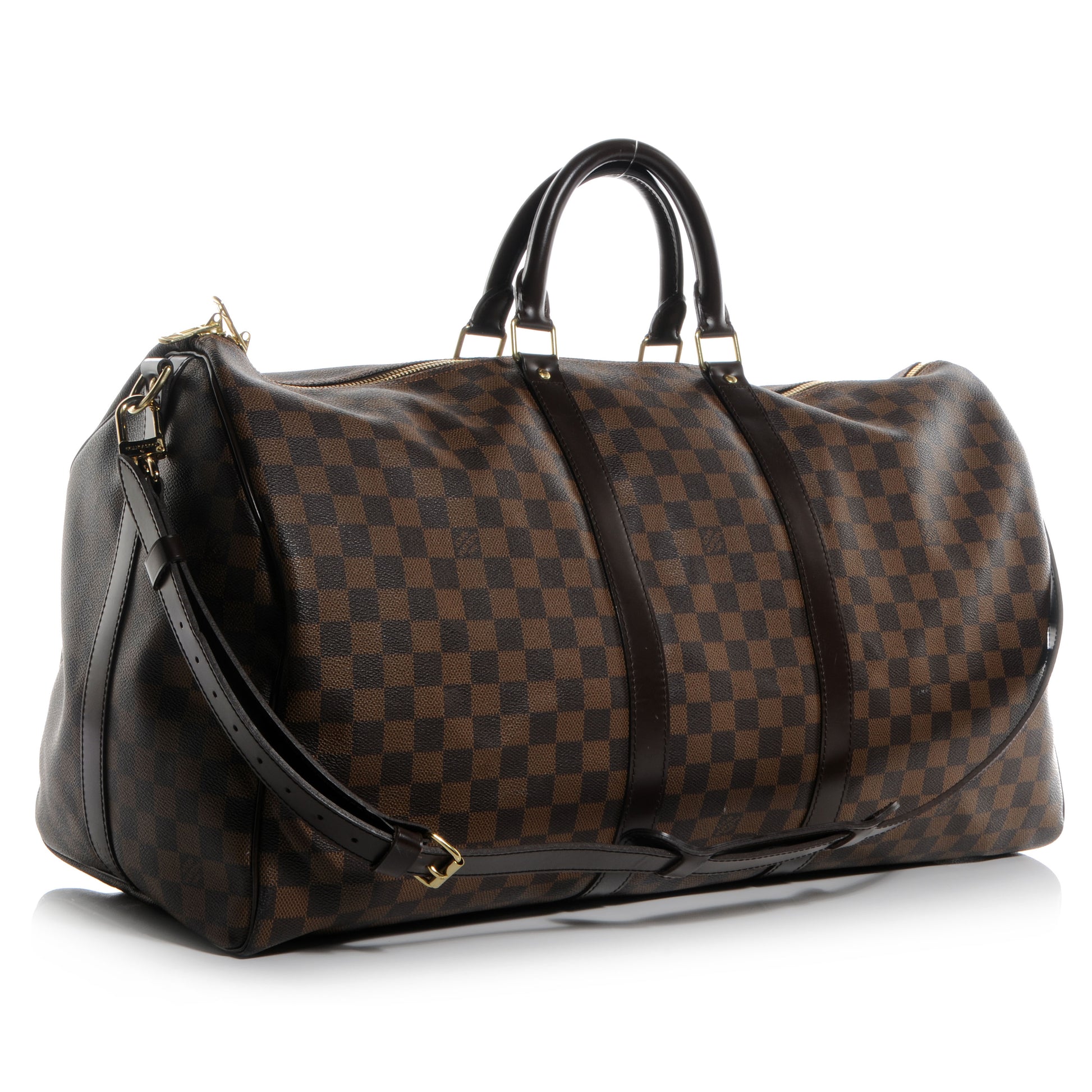 Louis Vuitton Damier Ebene Keepall Bandouliere 55 3 of 7