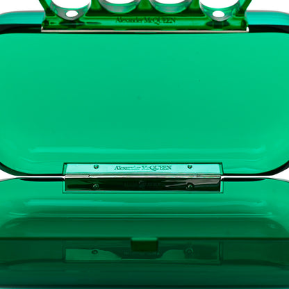 Alexander McQueen Resin Knuckle Clutch Green 5 of 7
