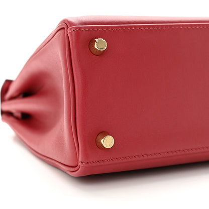 Hermes Swift Kelly Retourne 25 Rouge Grenat 9 of 11