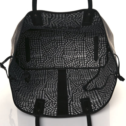 MCM Visetos Medium Liz Reversible Shopper Tote Black 6 of 19
