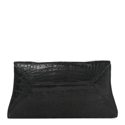 Nancy Gonzalez Crocodile Bar Clutch Black 1 of 14
