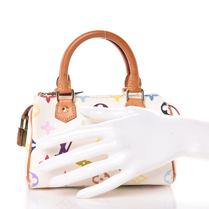 Louis Vuitton Monogram Multicolor Mini Sac HL Speedy White 2 of 14