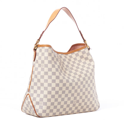 Louis Vuitton Damier Azur Delightful MM Rose Ballerine 2 of 7