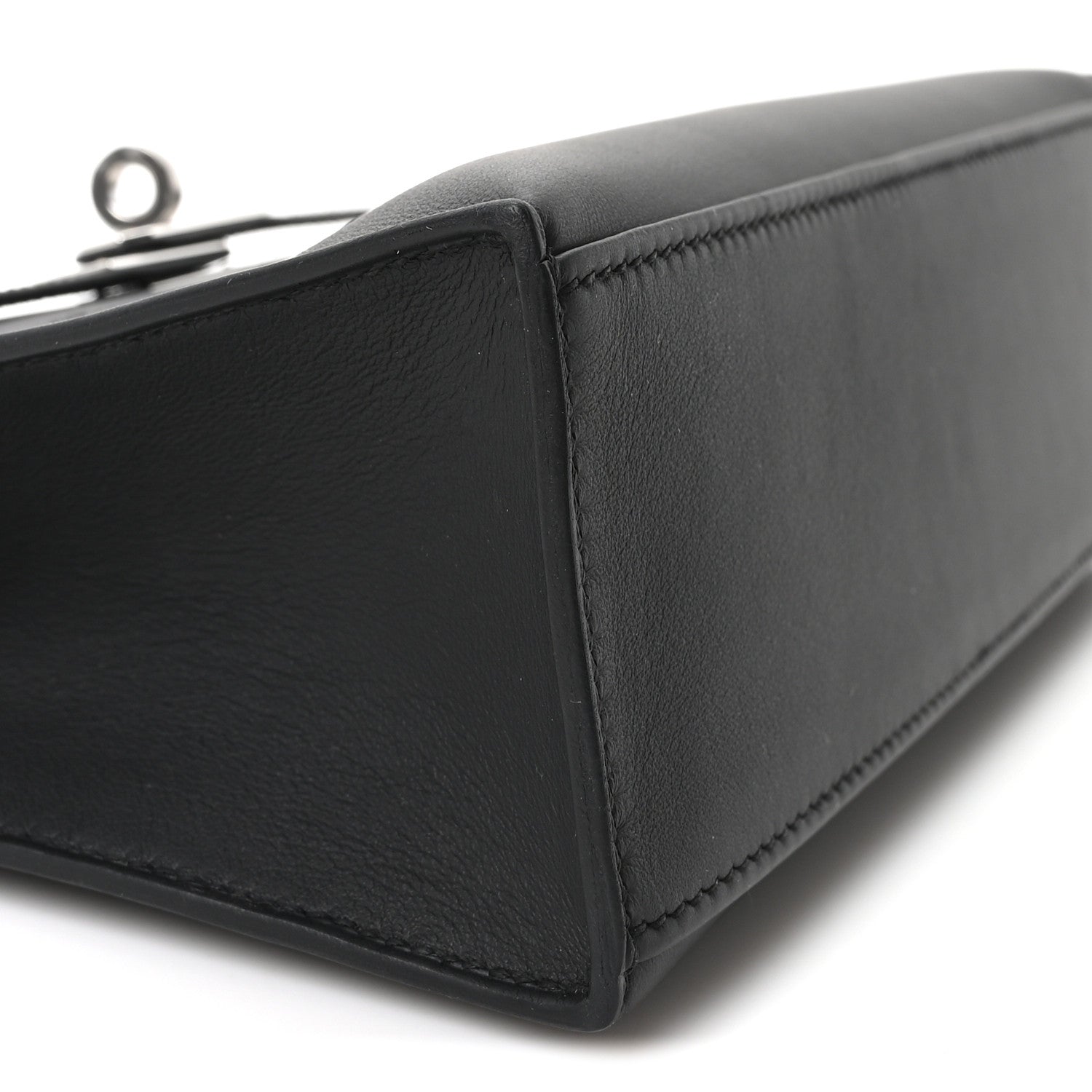 Hermes Swift Kelly Pochette Clutch Black 9 of 11