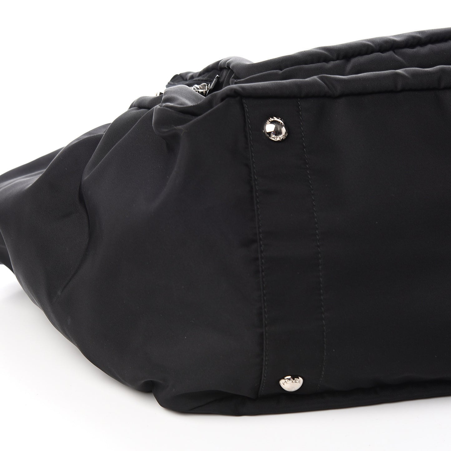 Tessuto Nylon Vela Diaper Bag Black