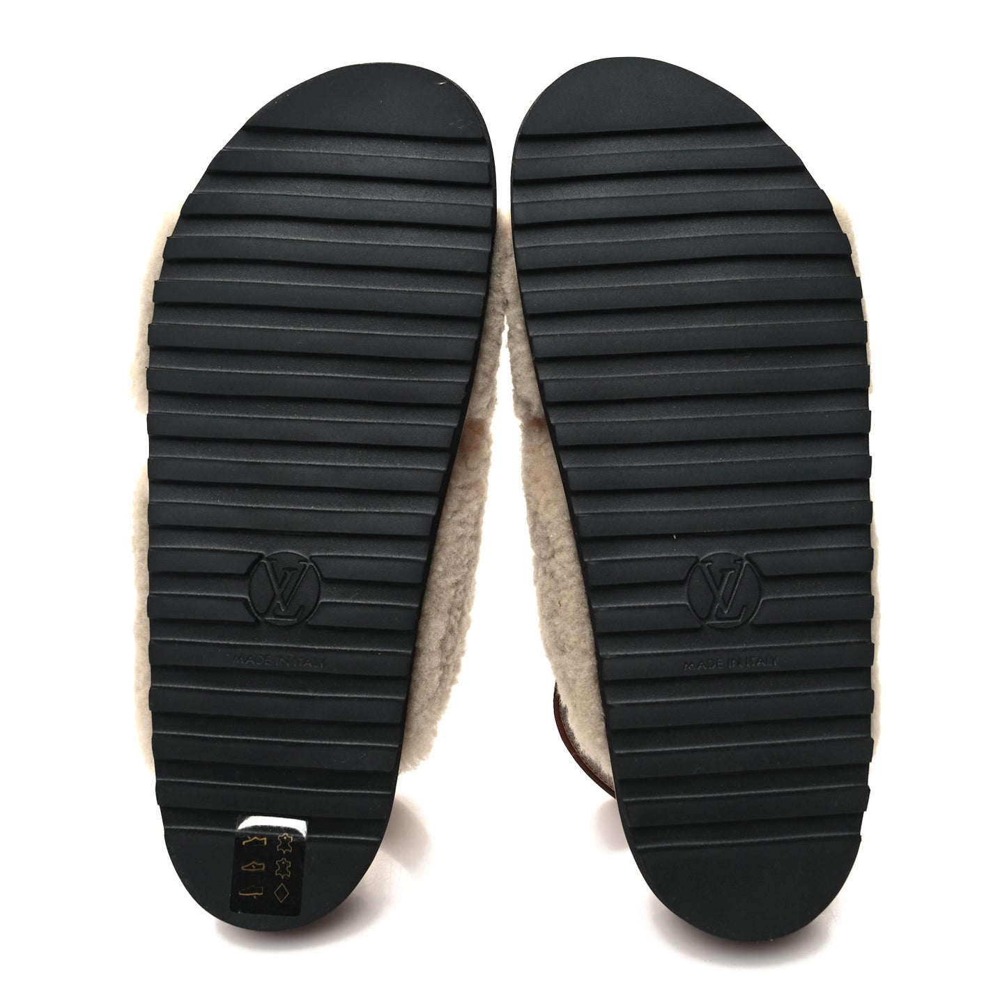 Shearling Paseo Flat Comfort Sandal 40 Nude