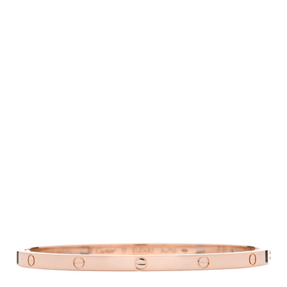 Cartier 18K Pink Gold Small LOVE Bracelet 17 1 of 6