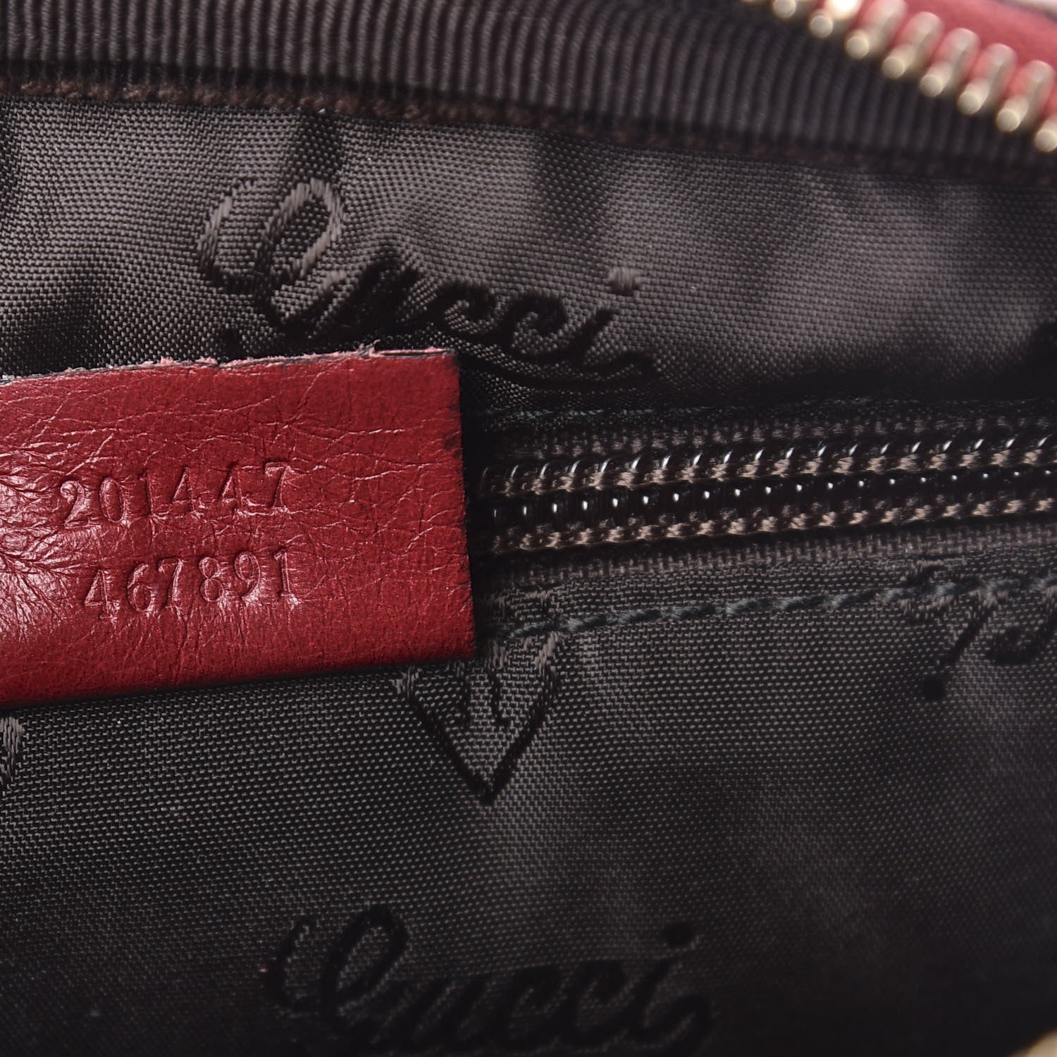 Gucci Guccissima Small Shoulder Bag Red 7 of 14