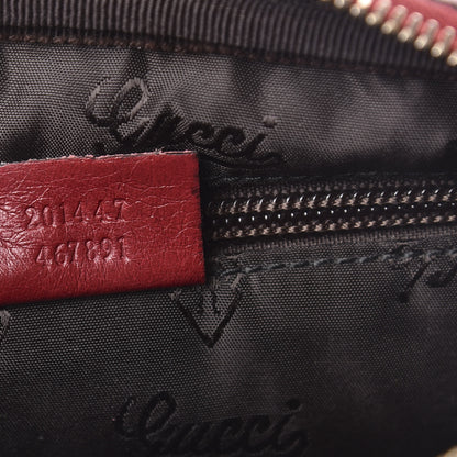Gucci Guccissima Small Shoulder Bag Red 7 of 14