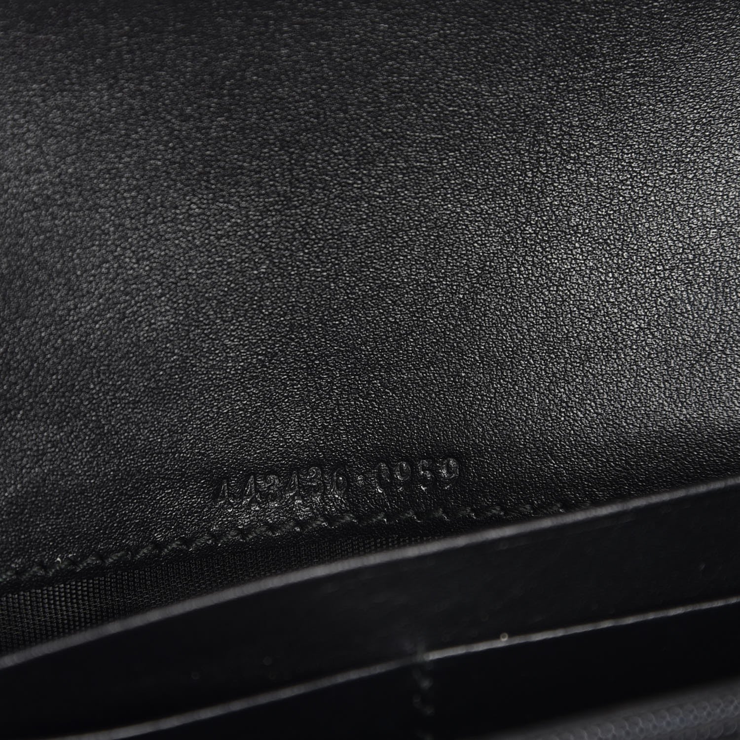 Gucci Calfskin Matelasse GG Marmont Continental Wallet Black 6 of 7