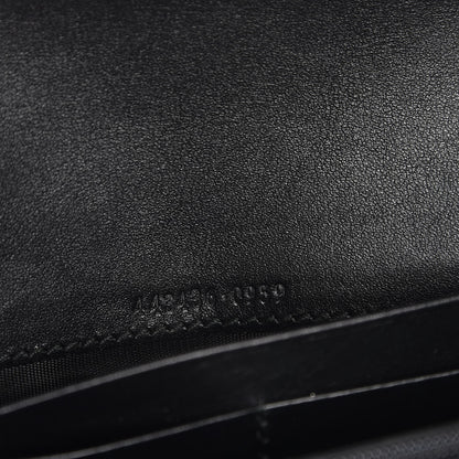 Gucci Calfskin Matelasse GG Marmont Continental Wallet Black 6 of 7