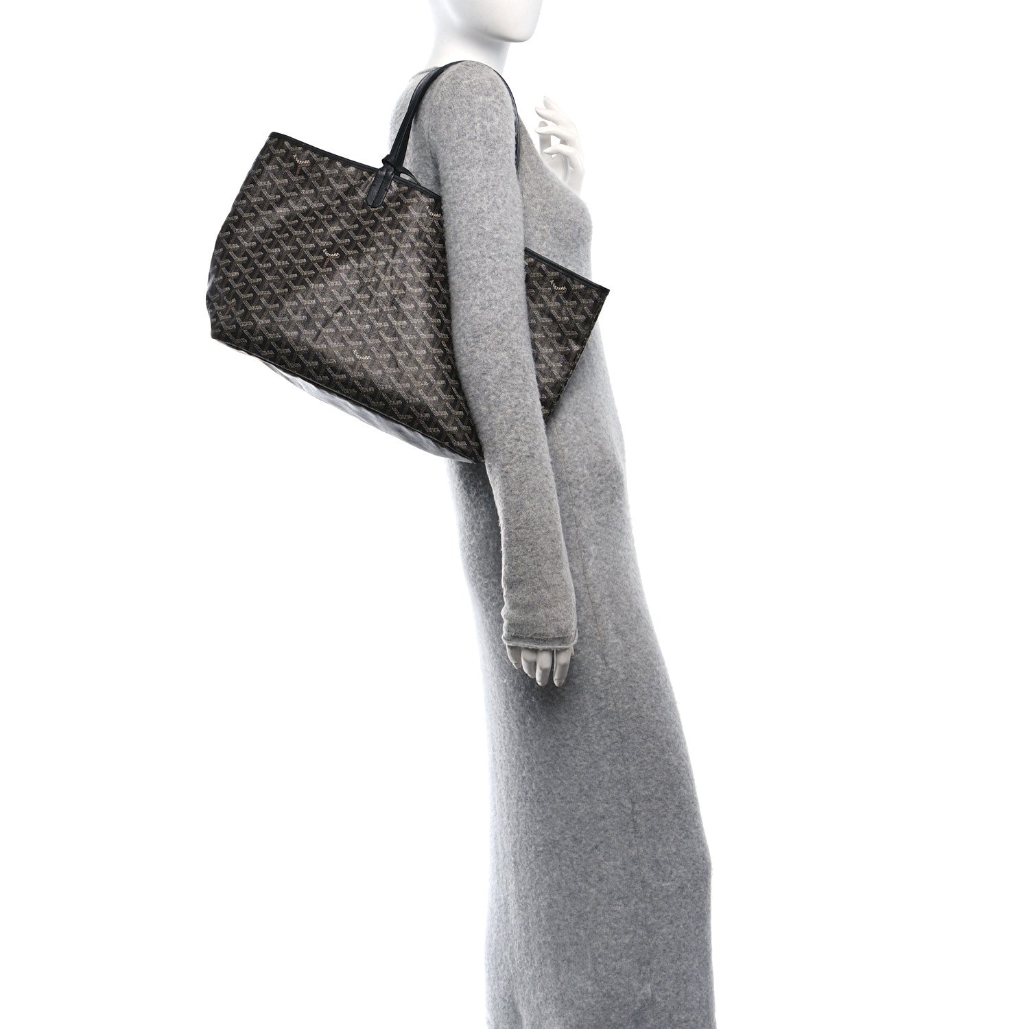 Goyard Goyardine Saint Louis PM Black 3 of 10