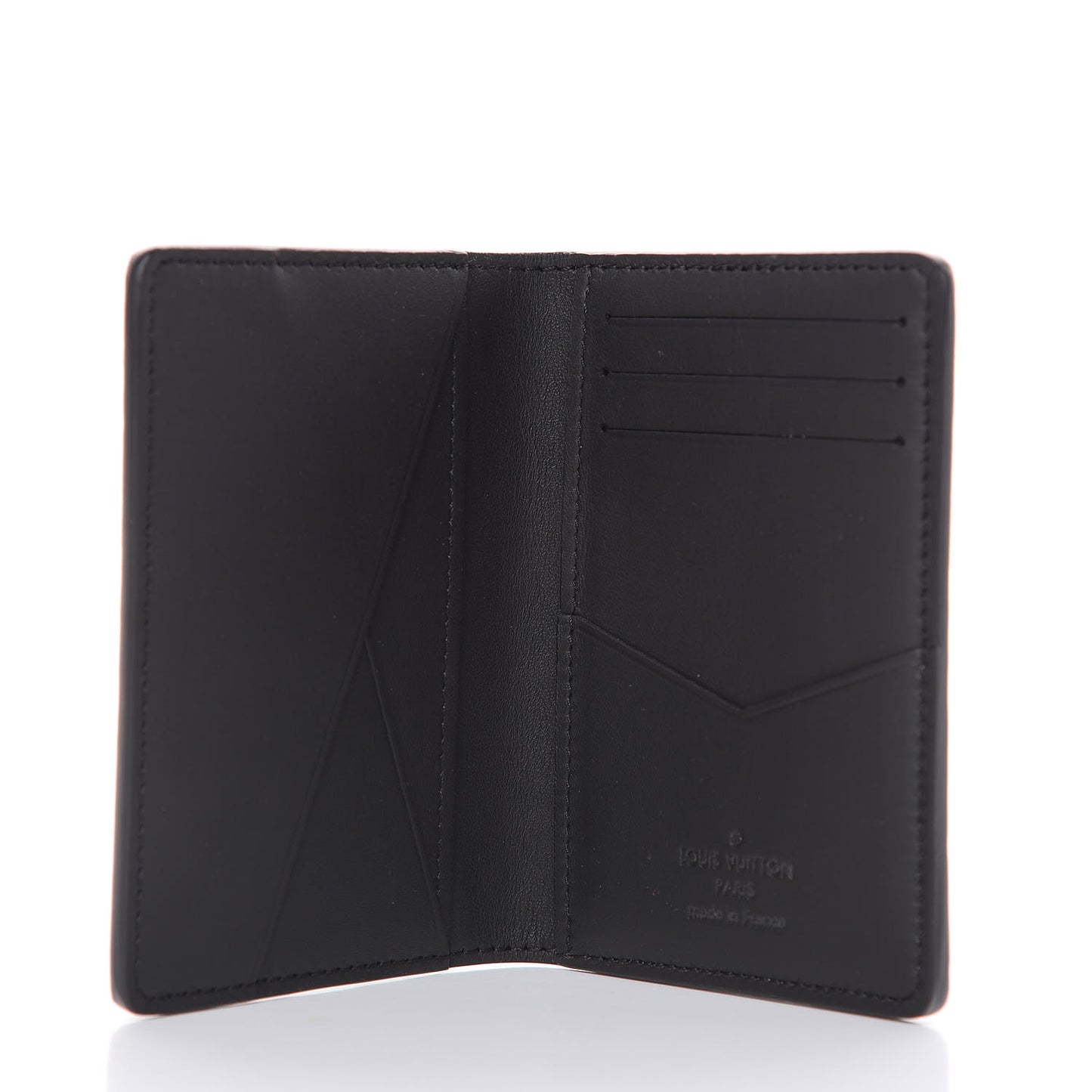 Calfskin Monogram Shadow Pocket Organizer Black
