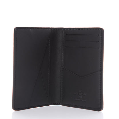 Louis Vuitton Calfskin Monogram Shadow Pocket Organizer Black 5 of 7