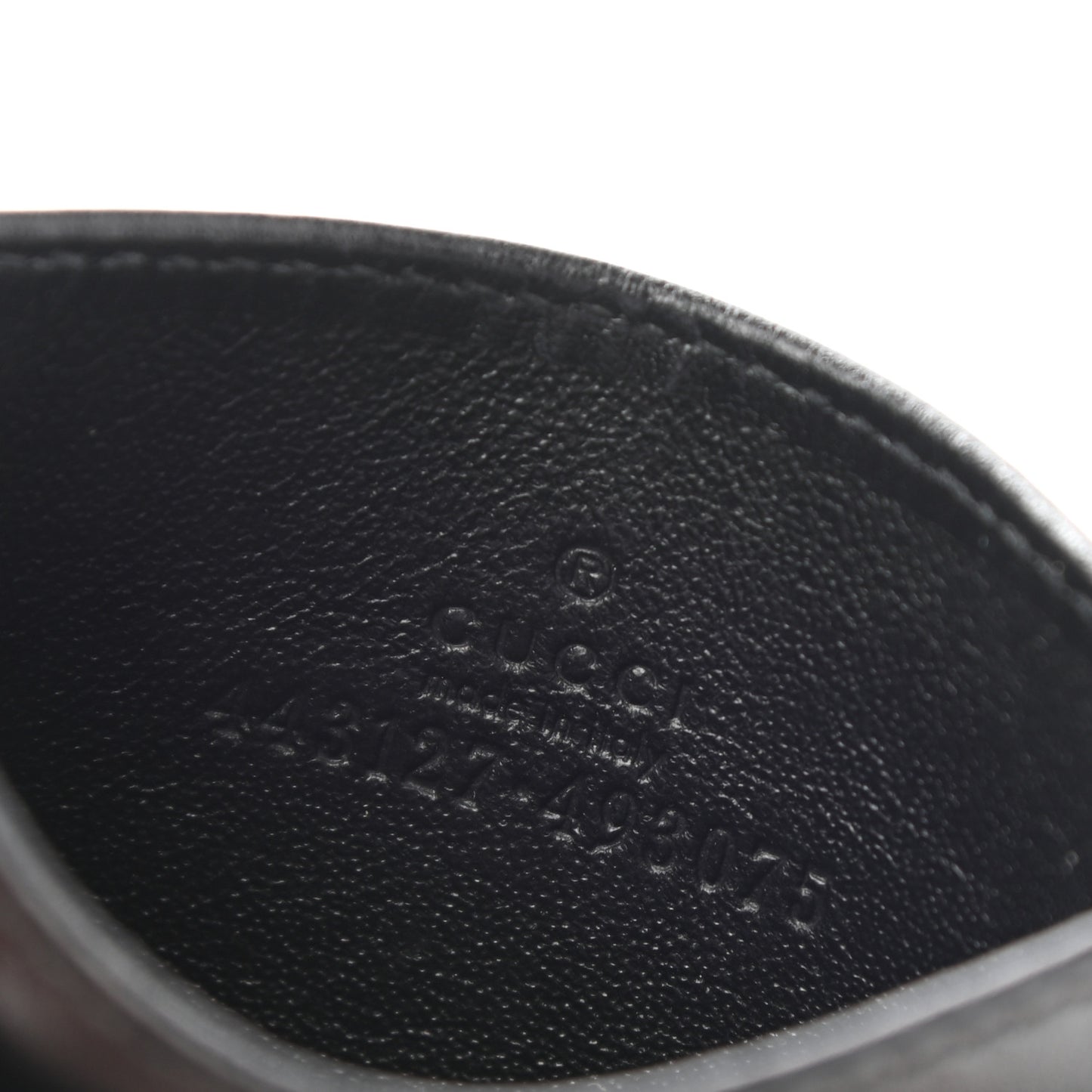 Calfskin Matelasse GG Marmont Card Holder Black